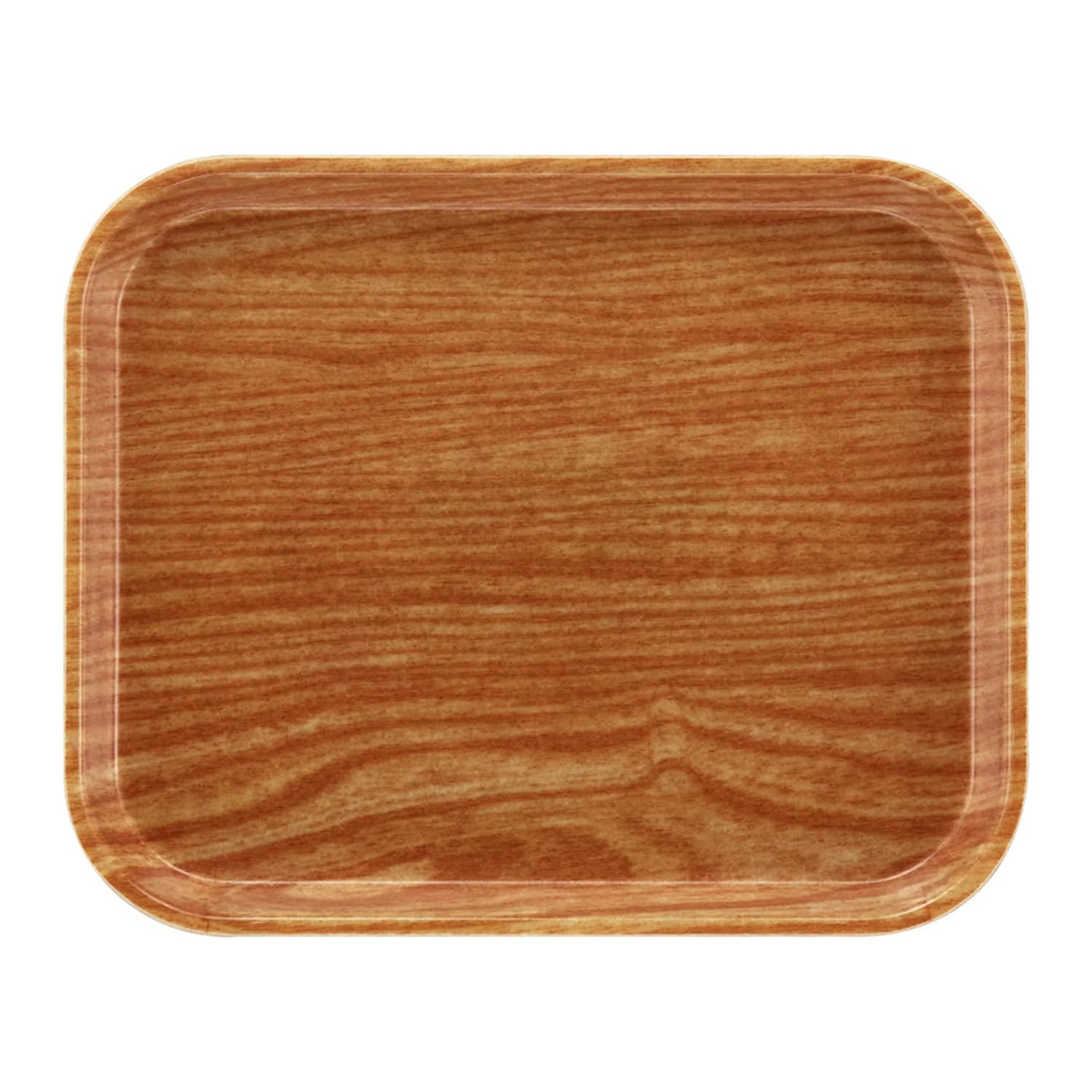 Cambro 1116307 Fiberglass Camtray Cafeteria Tray Insert - 15 4/5L x 10 4/5W, Light Elm, Brown, 2 Dozen