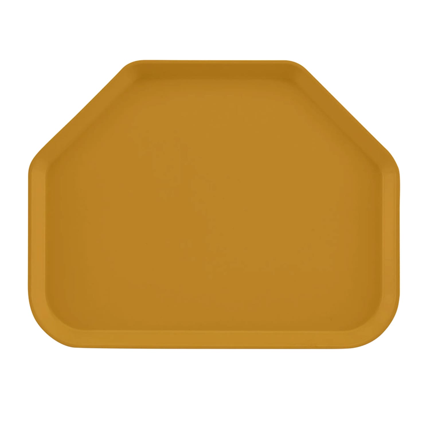 Cambro 1520TR171 Fiberglass Camtray Cafeteria Tray - 19 1/2L x 14 1/2W, Tuscan Gold, Yellow, 1 Dozen