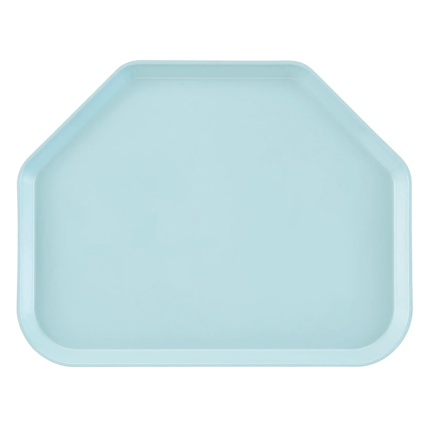 Cambro 1520TR177 Fiberglass Camtray Cafeteria Tray - 19 1/2L x 14 1/2W, Sky Blue, 1 Dozen