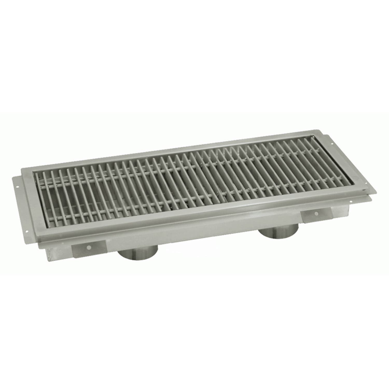 Advance Tabco FTG-2496 Floor Trough - Removable Strainer Basket, 24 x 96 x 4, 14 ga 304 Stainless Steel