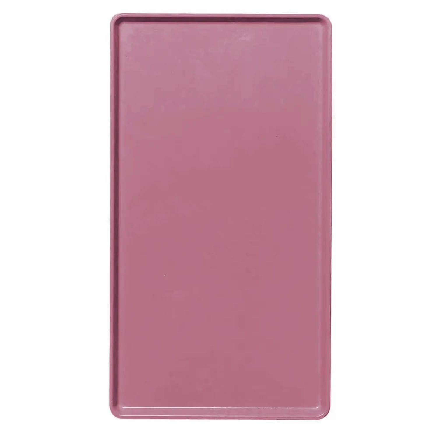 Cambro 1220D410 Rectangular Dietary Tray, 12 x 20, Raspberry Cream, Red