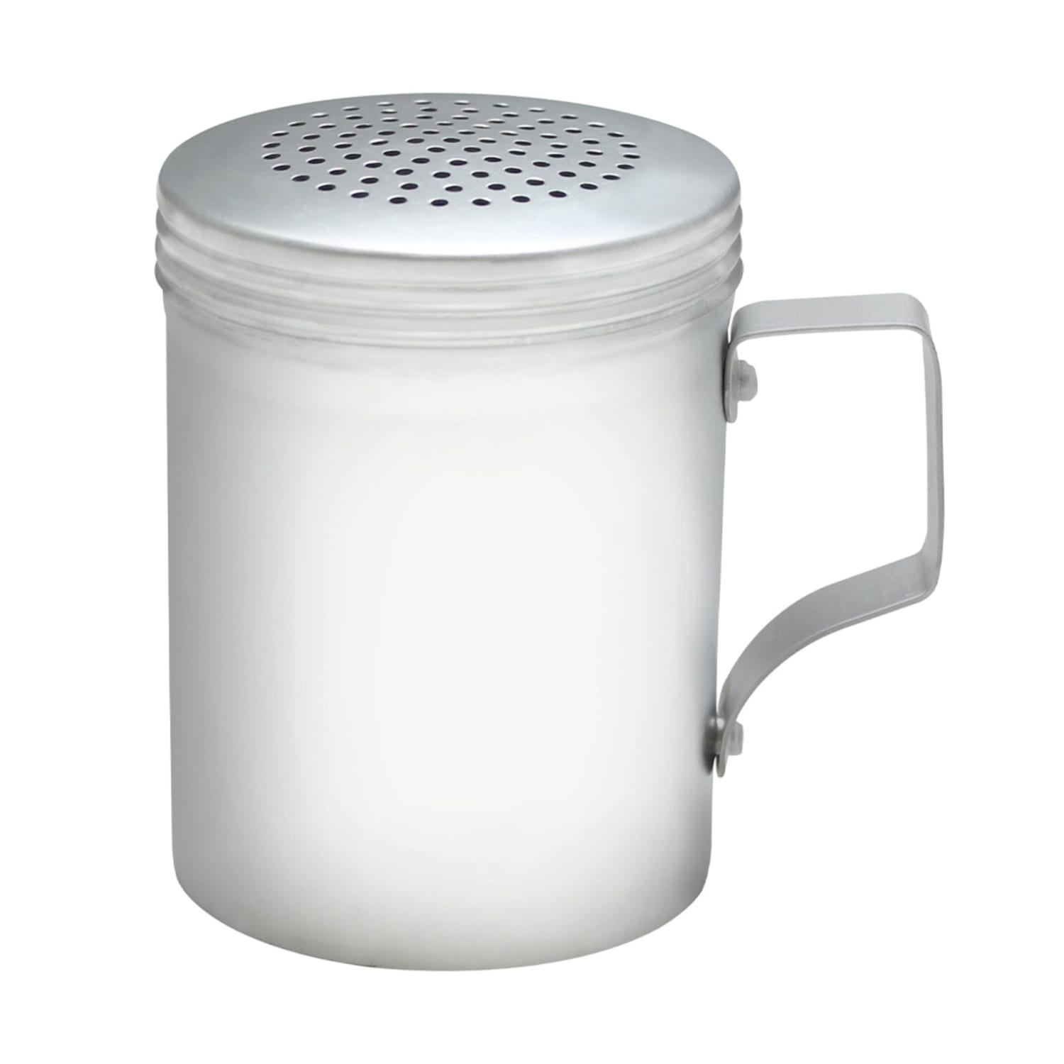 Thunder Group ALRDH001 10 oz Dredge w/ Handle, Aluminum, Silver