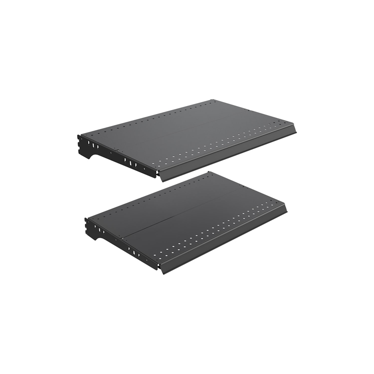 Imageworks V45052 Planniq Core Flat Metal Shelves - 24 x 16, Black