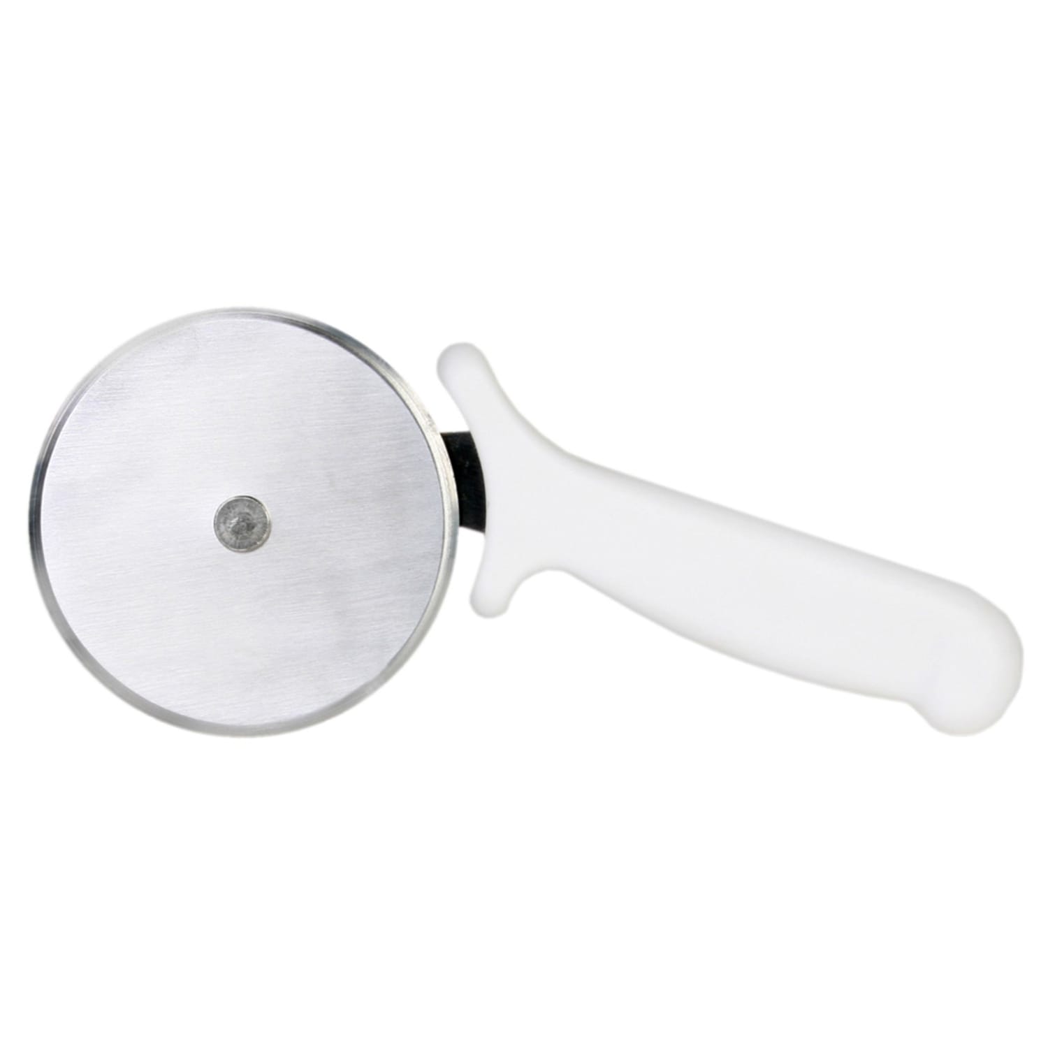 Thunder Group SLTWPC004 4 Pizza Cutter w/ White Plastic Handle, Stainless Steel