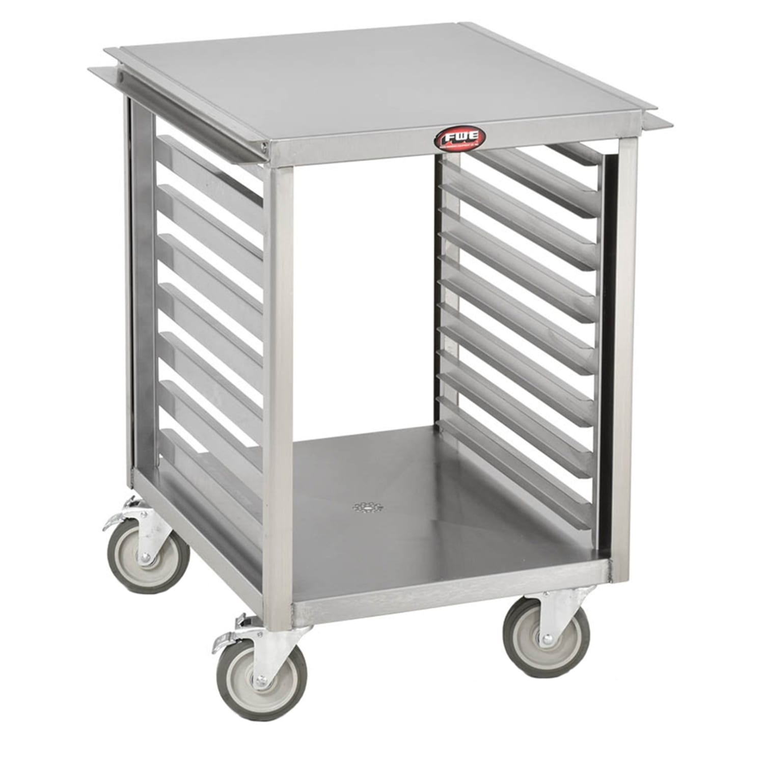 FWE OTR-15-MSWT 25 1/2 Mixer Table w/ All Stainless Steel Pan Slide Base, Mobile, 26 1/2D