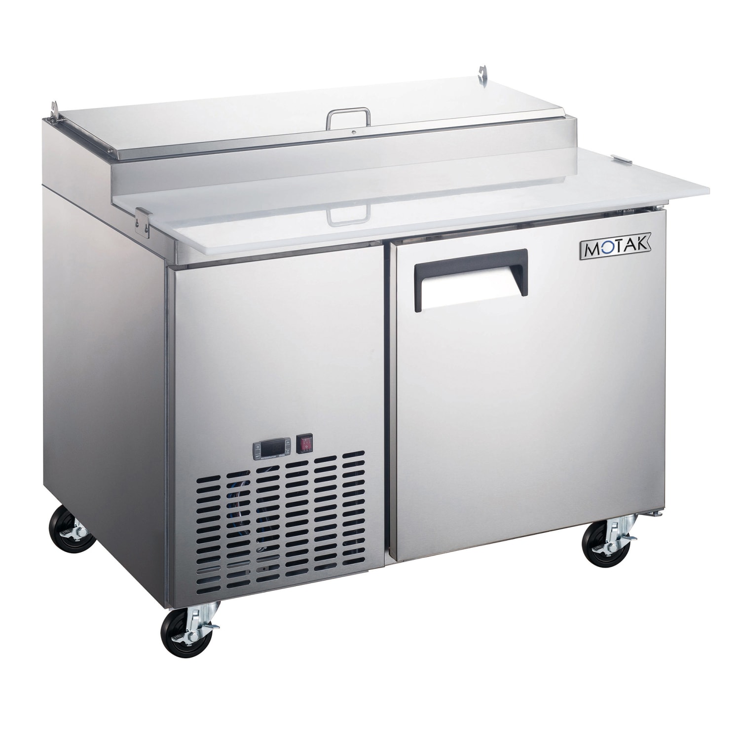 MoTak MRPP-1 49 4/5 Pizza Prep Table w/ Refrigerated Base, 115v, Stainless Steel