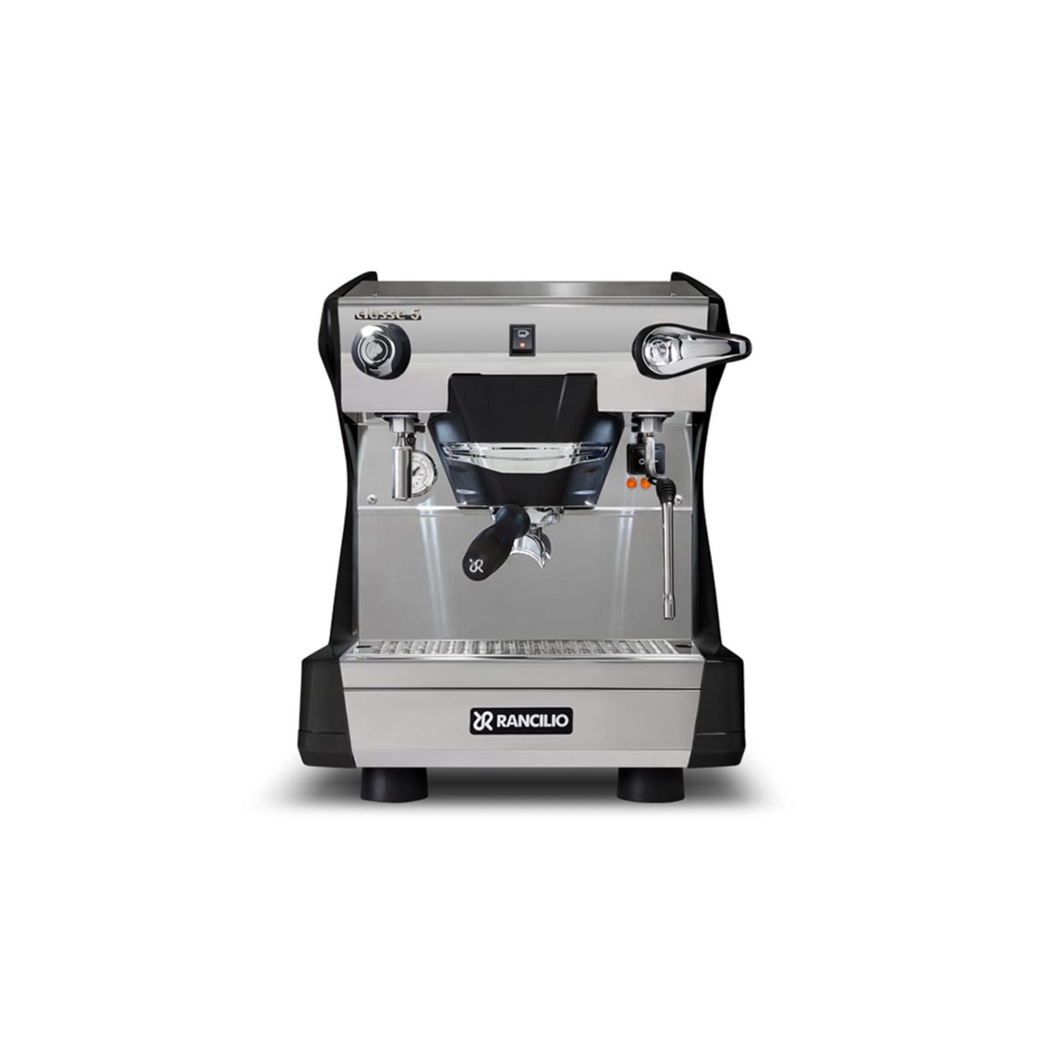 Rancilio CLASSE5S1GR BLK Classe 5 Semi Automatic Commercial Espresso Machine w/ 1 Group & 1 Steam Wand - 110v/1ph, Stainless Steel