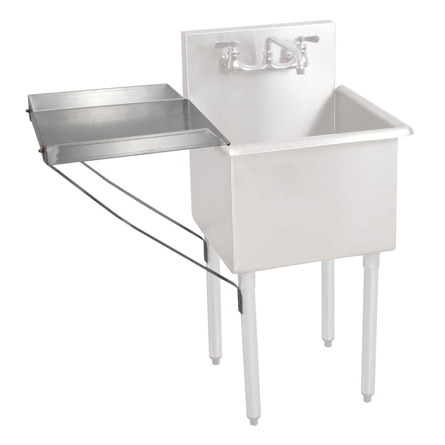 Splash 1281DD-SB8KB 21 x 18 Detachable Drainboard for 21 x 18 Sinks, Stainless Steel
