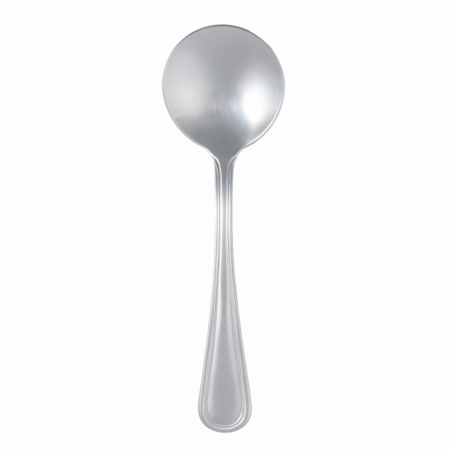 ABC Pro MAR-02 5 1/2 Bouillon Spoon with 18/0 Stainless Grade, Marseilles Pattern, Silver, Pack of 36
