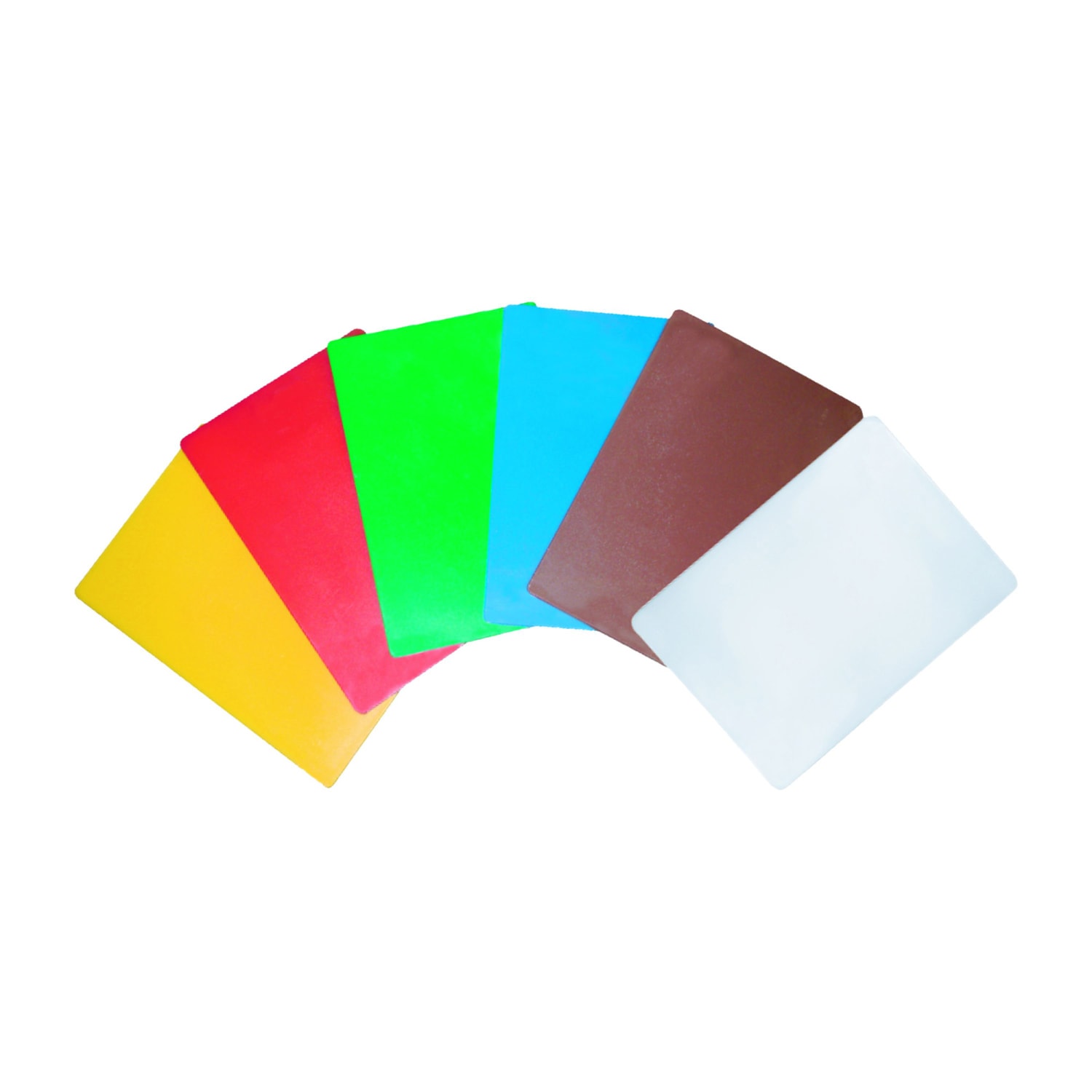Thunder Group PLCB181205MX Cutting Board Set w/ 6 Boards - 12 x 18, Assorted Colors, 0.5 in