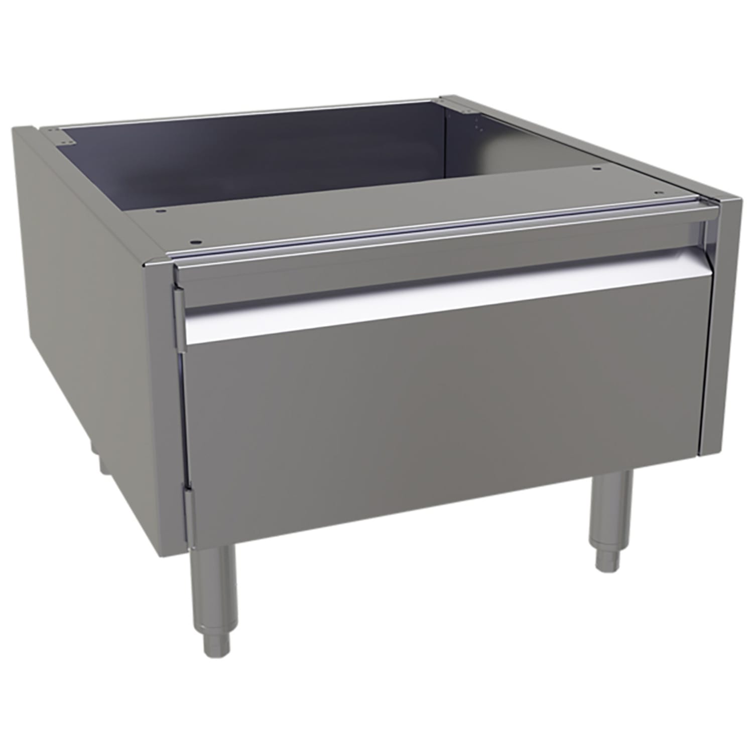 Glastender ACB-22 22 Main Line Underbar Add-On Cabinet w/ Hinged Door, 24 Front To Back, Stainless Steel