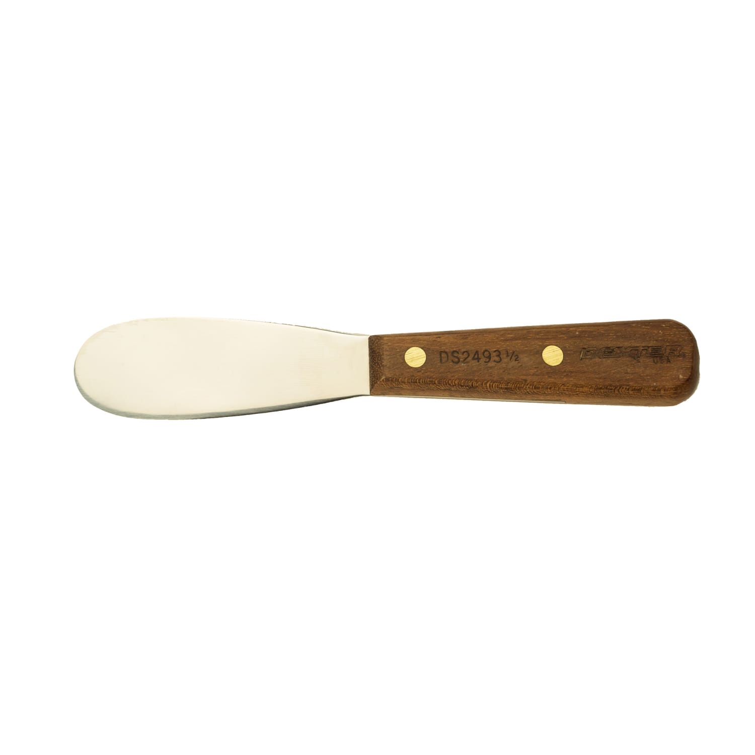 Dexter Russell 80290 3 1/2 Traditional Dental Spatula w/ Rosewood Handle, High Carbon Stainless Steel