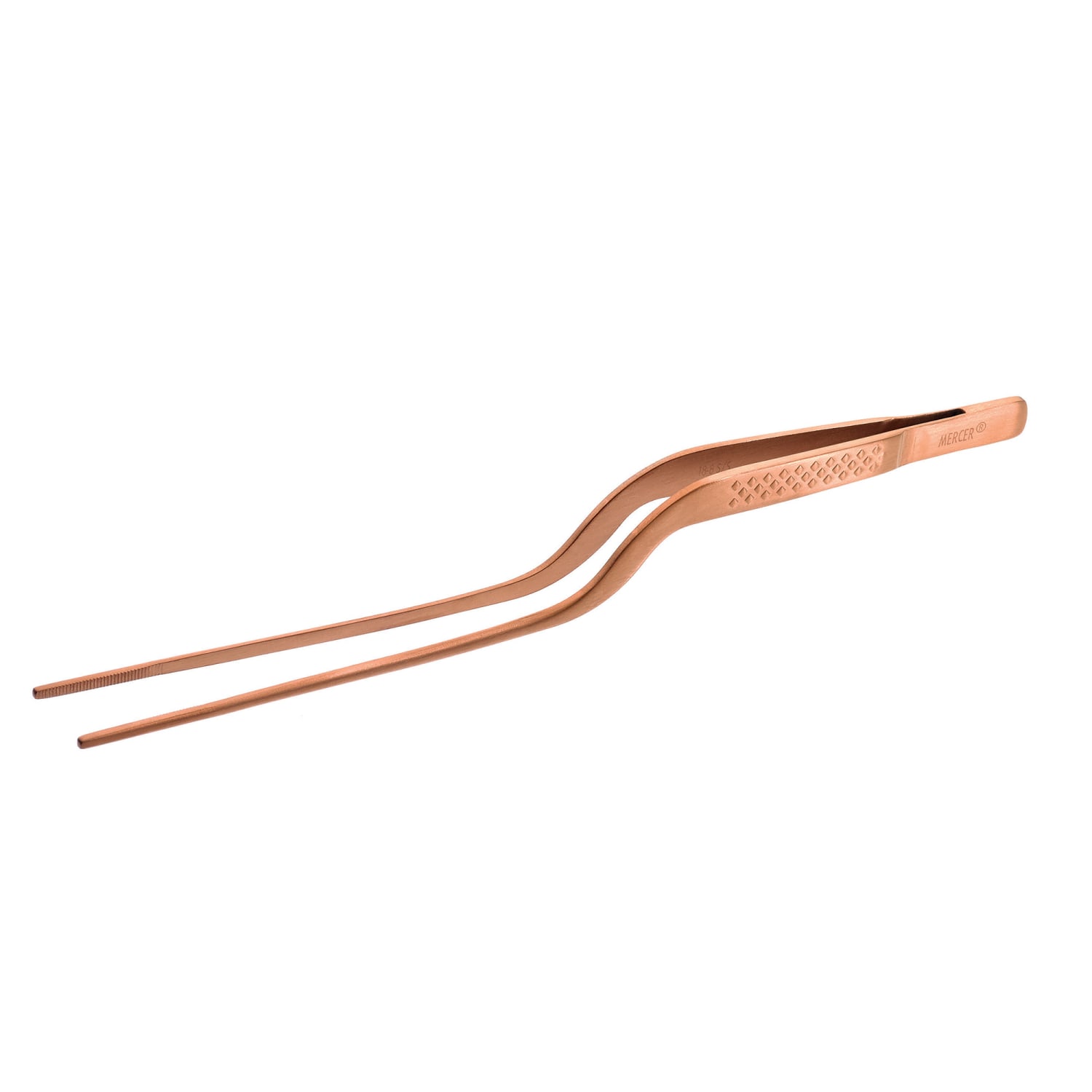 Mercer Culinary M35237RG 7 7/8 Precision Plus Double Offset Tongs - Stainless Steel, Rose Gold