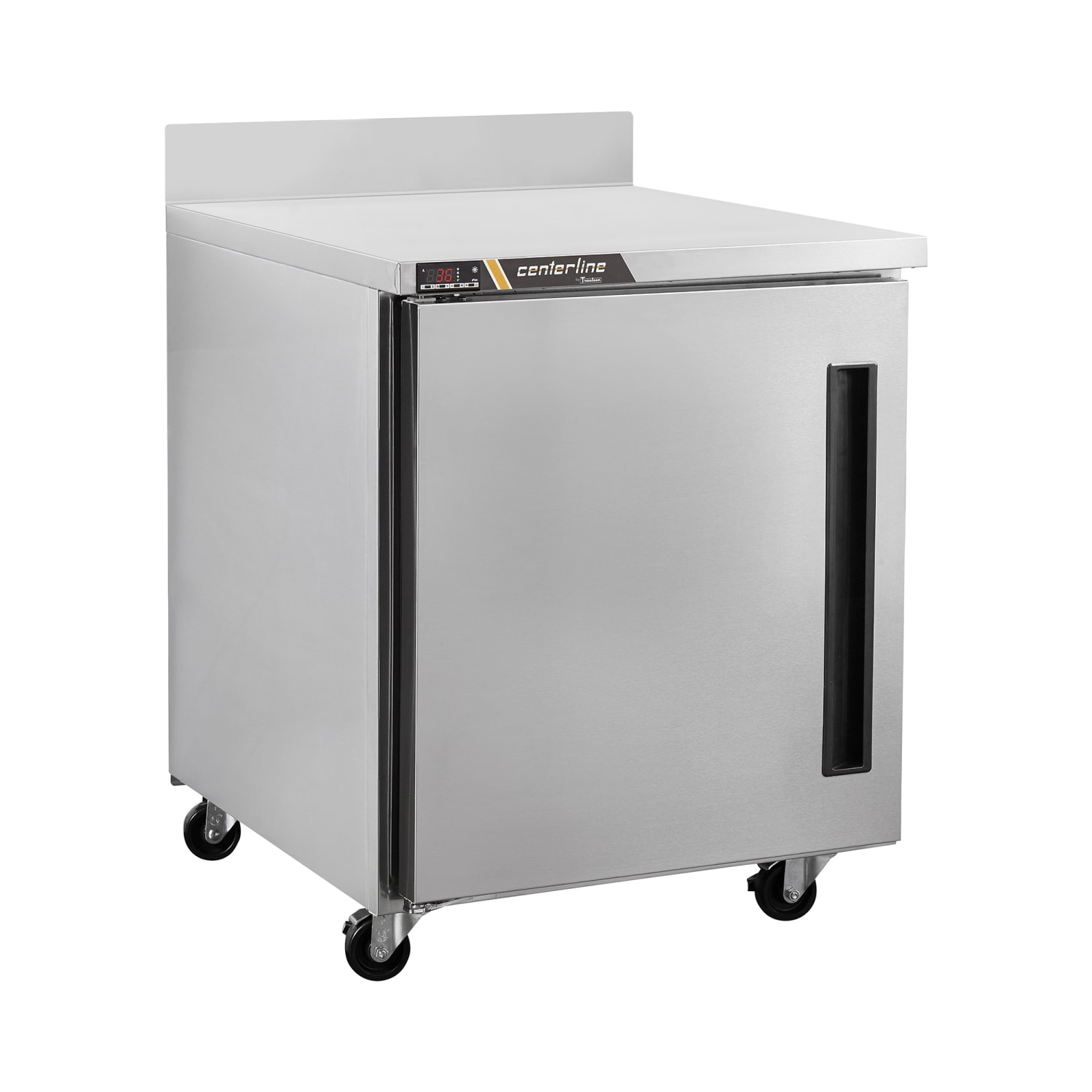 Traulsen CLUC-27R-SD-WTL 27 Worktop Refrigerator w/ 1 Door, 115v, 6.5 Cu. Ft, Silver