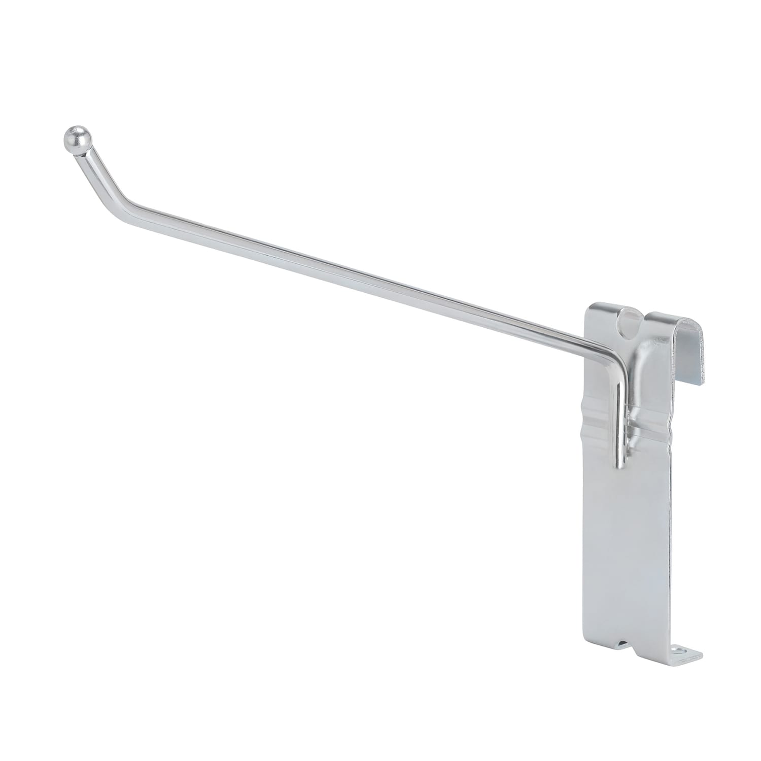 Focus FWMPEGHOOKCH EZ-Wall Peg Hook - 7 1/2 x 1 1/4 x 5 1/4, Chrome, Silver, Pack of 12