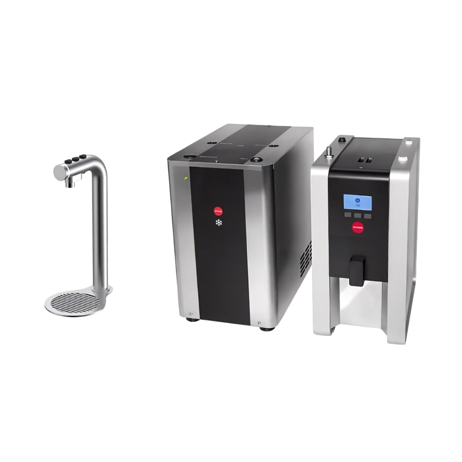 Marco Beverage Systems FRIIA HCS Countertop Hot, Cold & Sparkling Water Dispenser - Cup Fill, Push Button, 110/220v, Silver