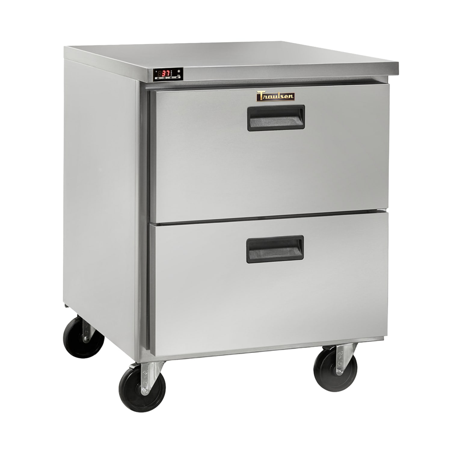 Traulsen CLUC-27F-SD-R 27 W Undercounter Freezer w/ 1 Solid Door, 115v, 27"" Width, 6.5 Cu. Ft, Silver