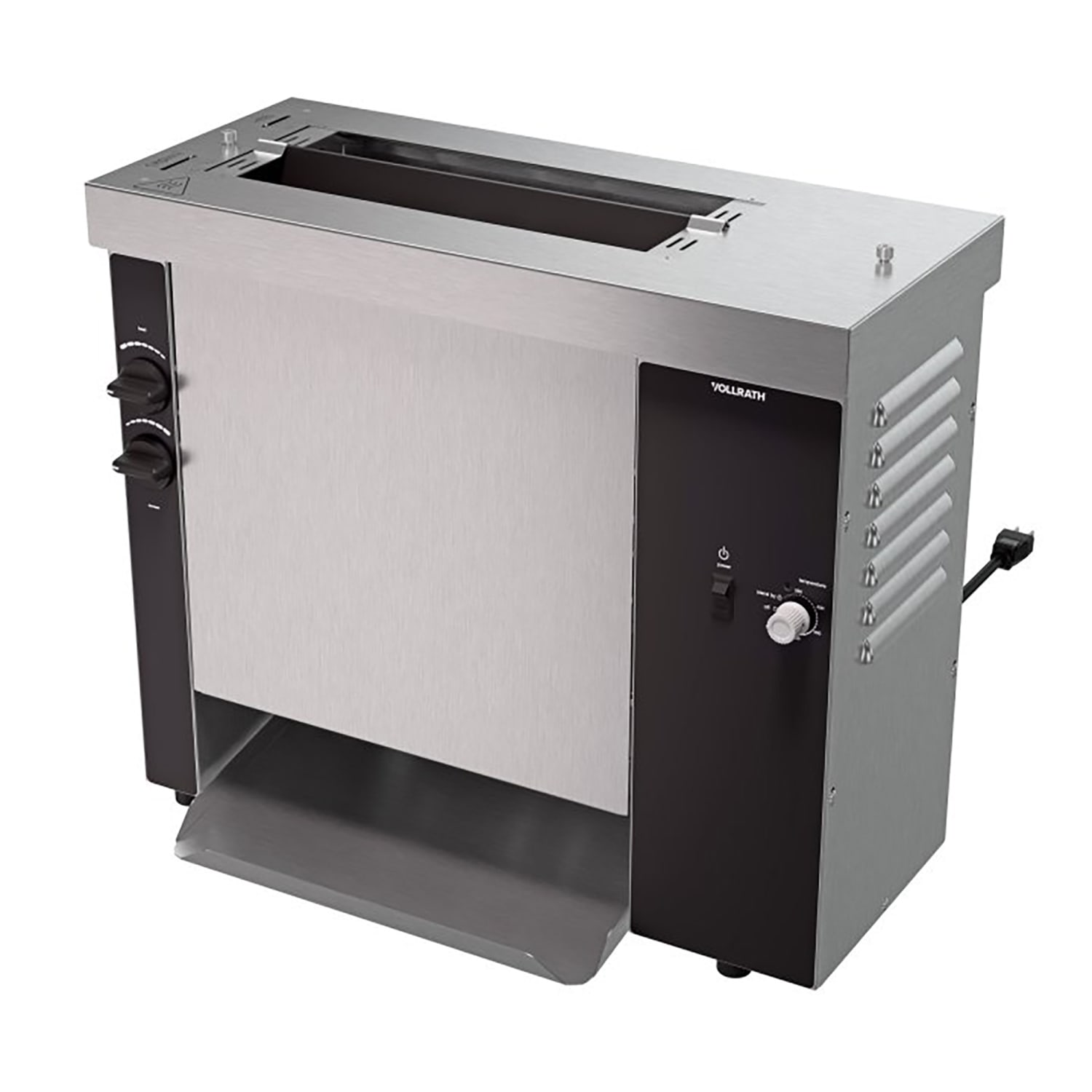 Vollrath VCBT2-120-35 Vertical Bun Toaster - 630 Slices/hr w/ 1 3/4 Product Opening, 120v, Stainless Steel