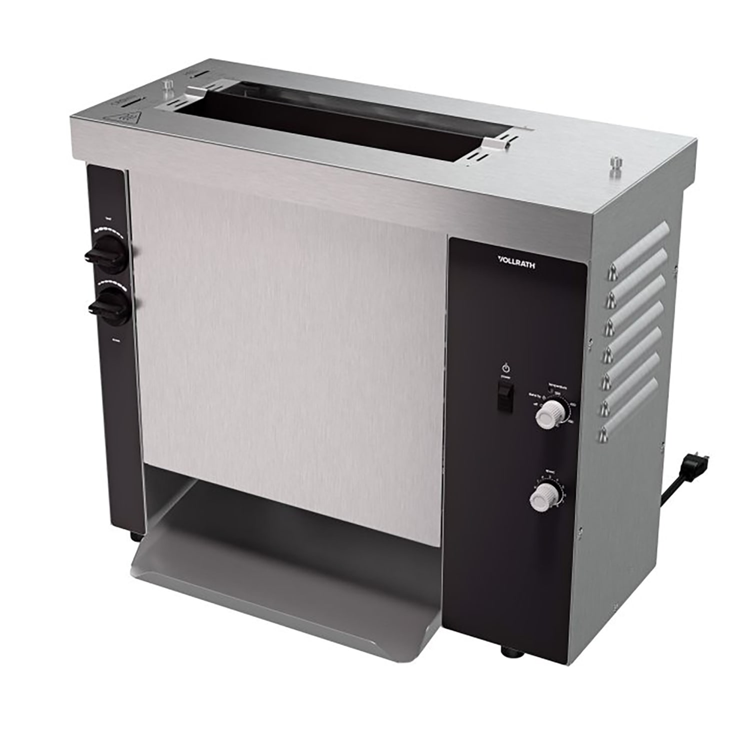 Vollrath VCBT2-208 Vertical Bun Toaster - 2200 Slices/hr w/ 1 3/4 Product Opening, 208v, Stainless Steel