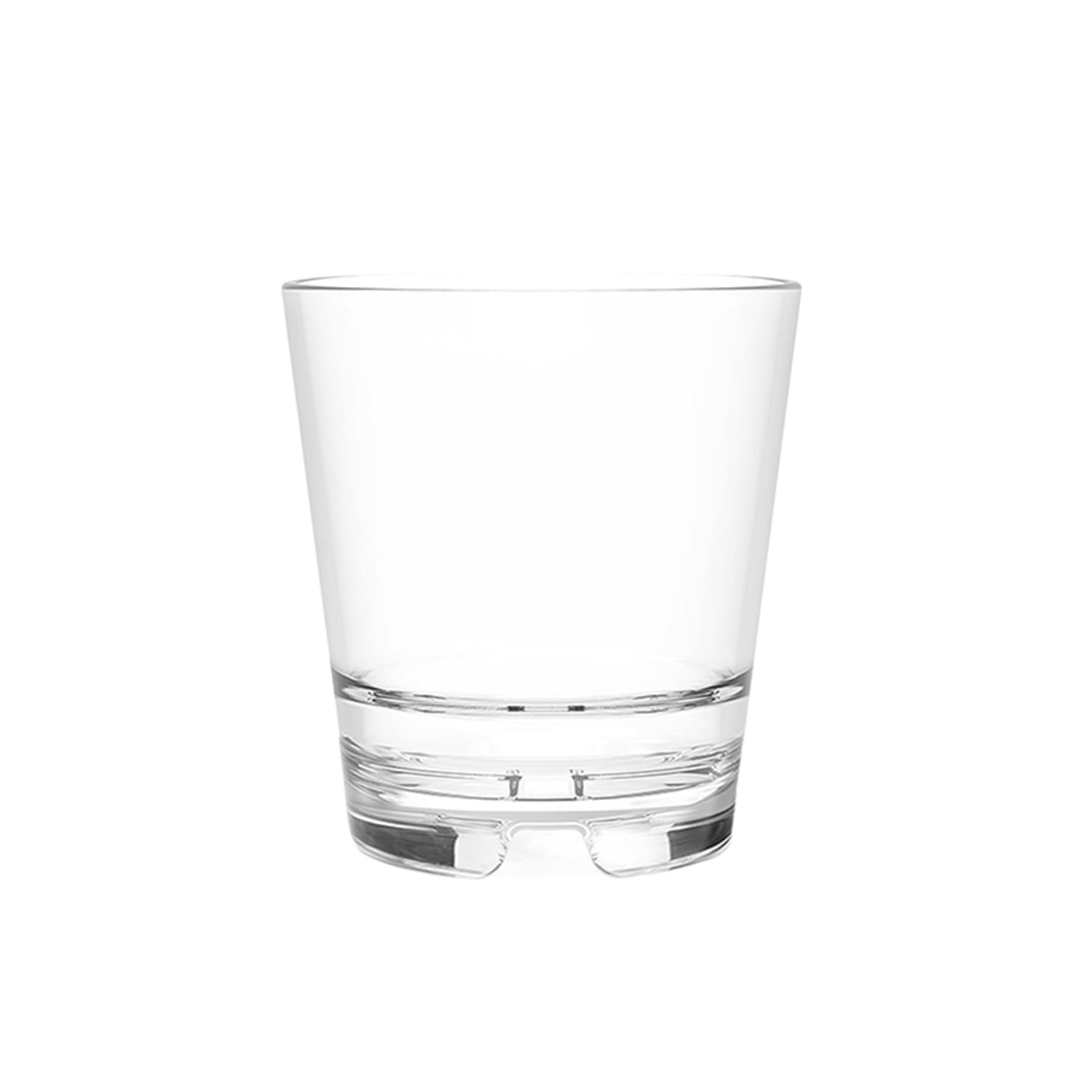 Tossware TB10FS124B 10 oz RESERVE Old Fashioned Glass, Tritan Plastic, Clear