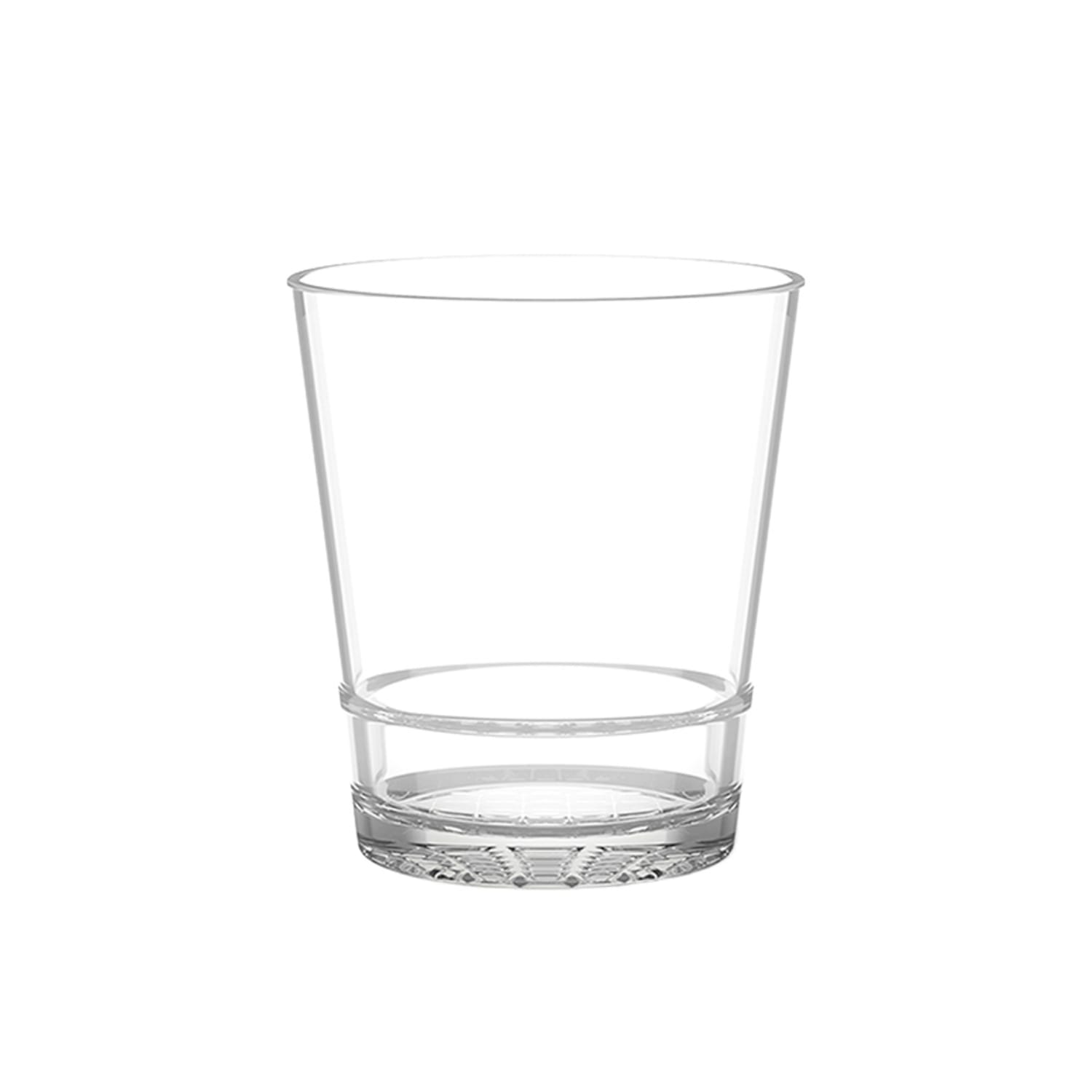 Tossware TB12SOFDB1PK24 12 oz RESERVE Double Old Fashioned Glass, Tritan Plastic, Clear