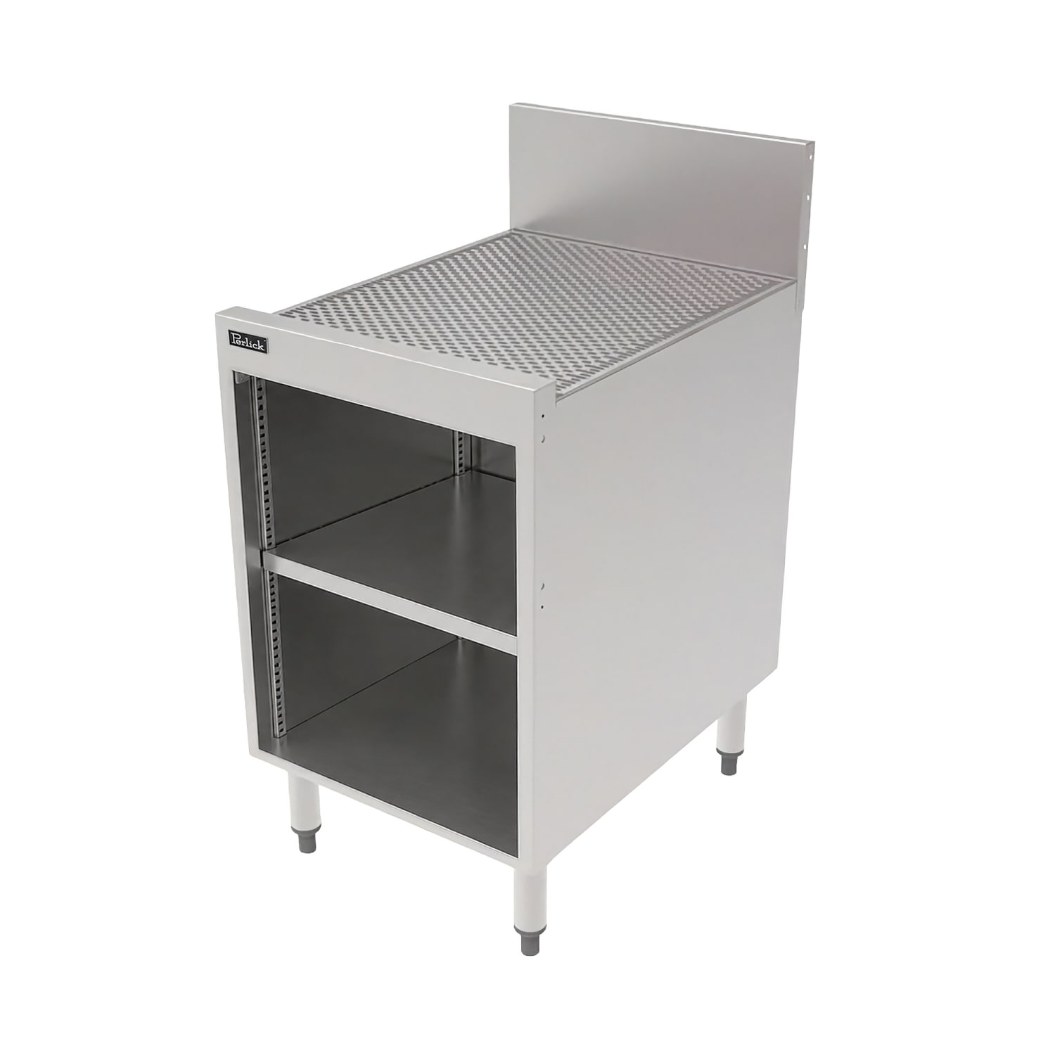 Perlick TSF18SC 18 Stationary Storage Cabinet, 24 Front To Back, Hinged Door, Stainless Steel
