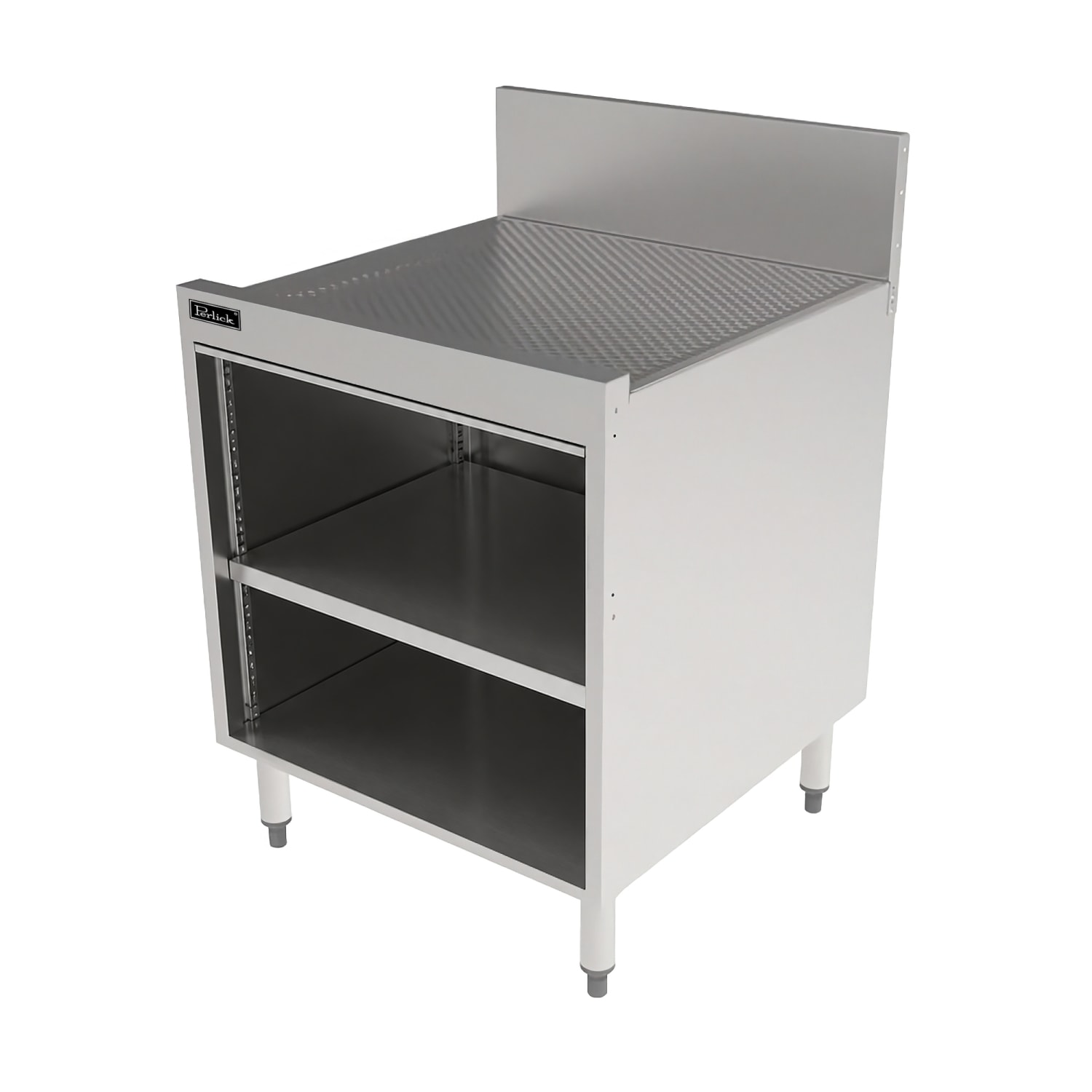 Perlick TSF24SC 24 Stationary Storage Cabinet, 24 Front To Back, Hinged Door, Stainless Steel