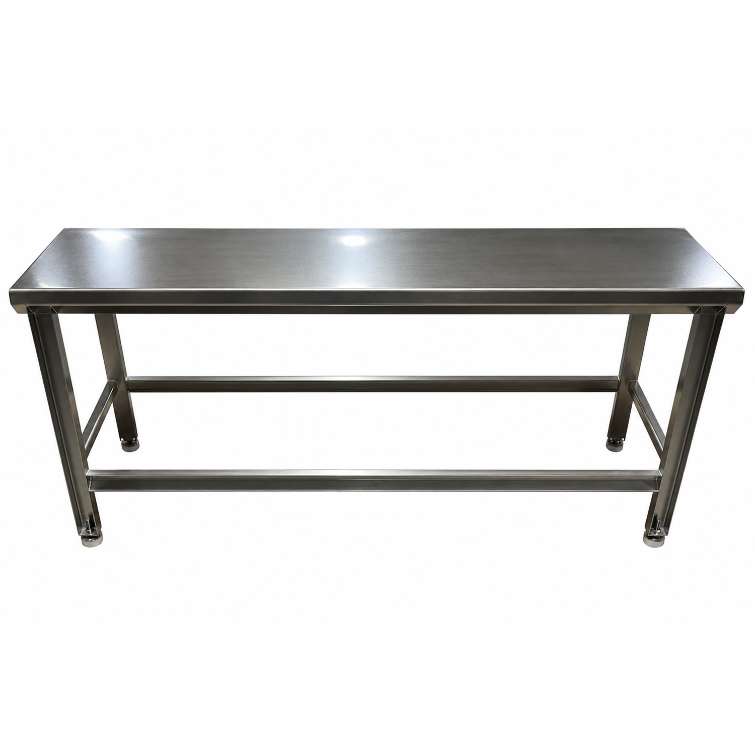 SSL Industries SSL-1001-AP-60X24 60 11 ga Work Table w/ 304 Series Stainless Steel Flat Top