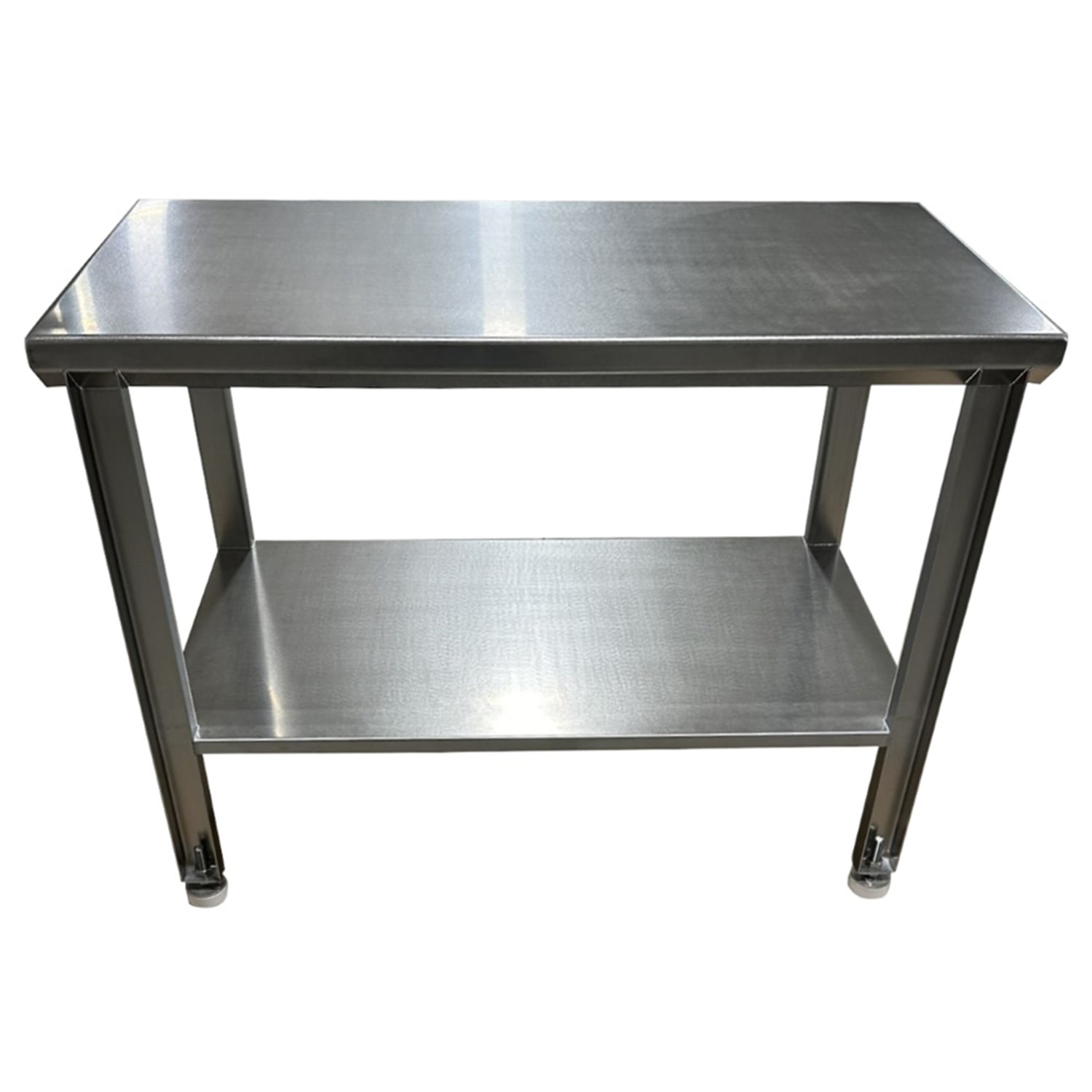 SSL Industries SSL-1001-AP-S-36X30 36 11 ga Work Table w/ Undershelf & 304 Series Stainless Steel Flat Top