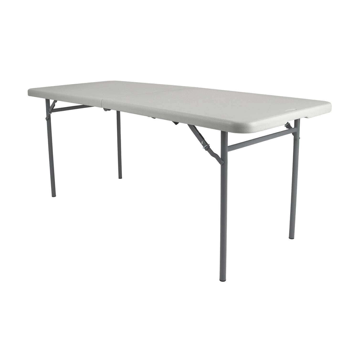 National Public Seating CMFIH3072 72 Rectangular Folding Table w/ Speckled Gray Plastic Top, 29 1/4H