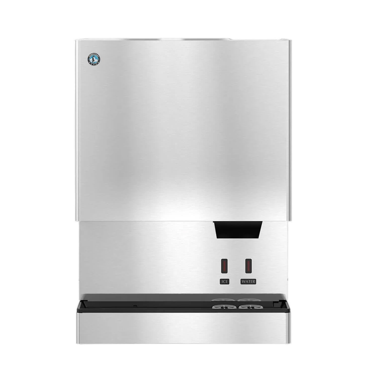 Hoshizaki DCM-751BWH-OS 782 lb Countertop Water & Nugget Ice Dispenser for Commercial Ice Machines - 95 lb Storage, Cup Fill, 115v, 782 lb Daily Ice Production, 95-lb. Storage, Stainless Steel