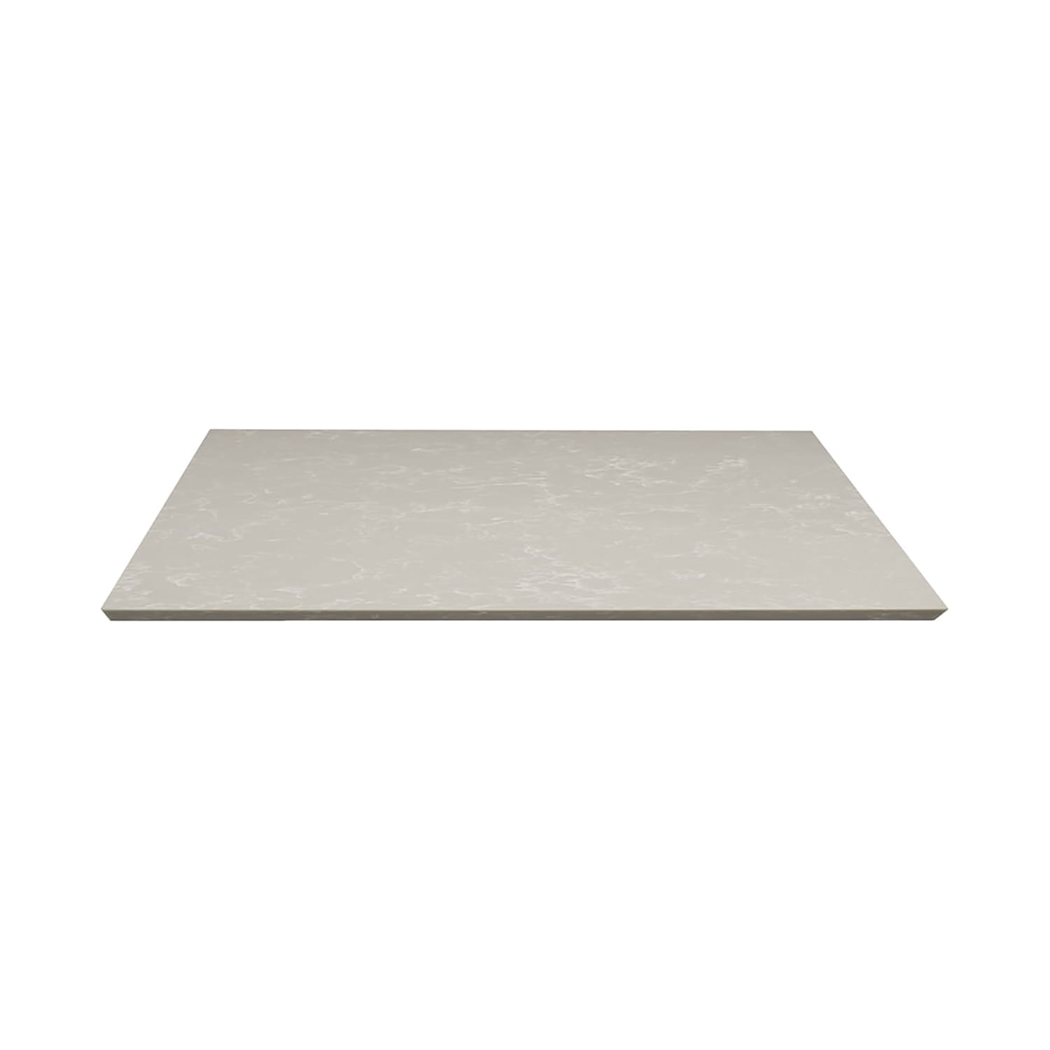 Art Marble Q415 30X72 30 x 72 Rectangular Quartz Table Top, Nebula Gray, 1.25 in