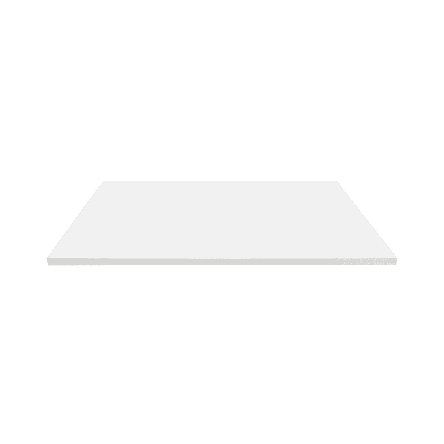 Art Marble Q413 30X72 30 x 72 Rectangular Quartz Table Top, Winter White, 1.25 in