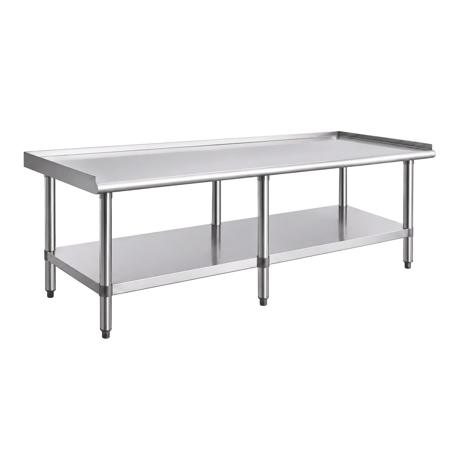 Dukers DCES-3072 72 x 30 Stationary Equipment Stand for General Use, Undershelf, Stainless Steel