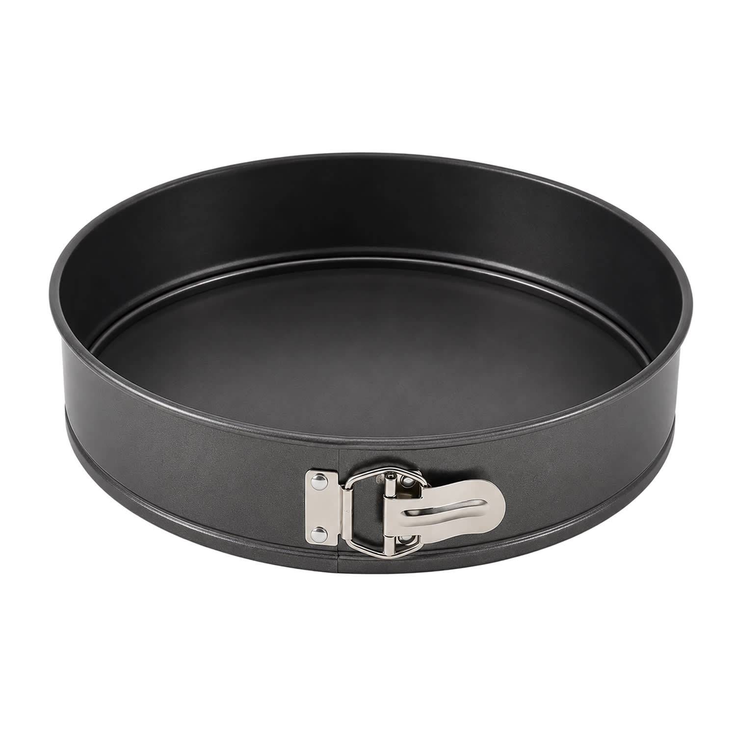 Winco HSP-083 8 Round Springform Pan - 2 3/4 Deep, Aluminized Steel, Black