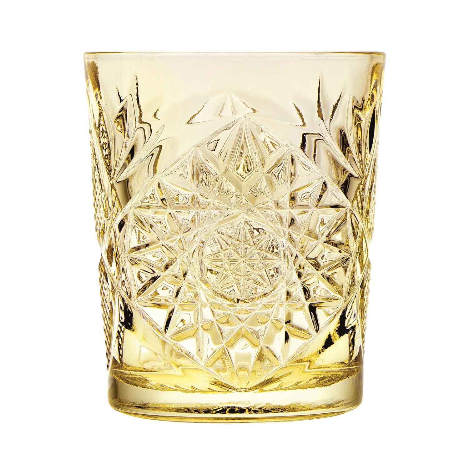 Mikasa Hospitality O-1006371 12 oz ONIS Icon Double Old Fashioned Glass, Yellow