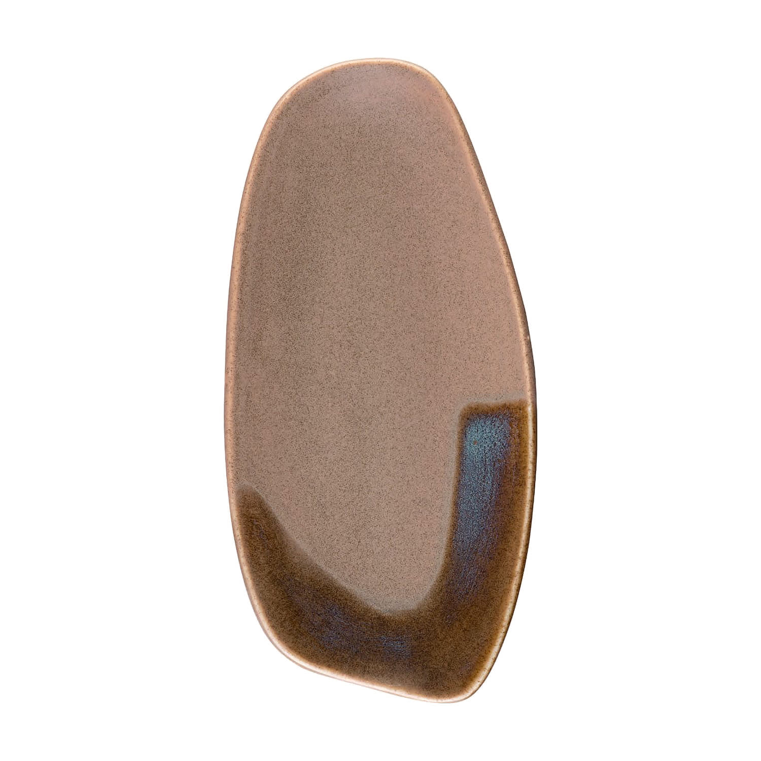 Mikasa Hospitality 5325254 10 7/8 x 5 1/4 Roots Oval Platter - Stoneware, Coastal, Beige, Case of 6