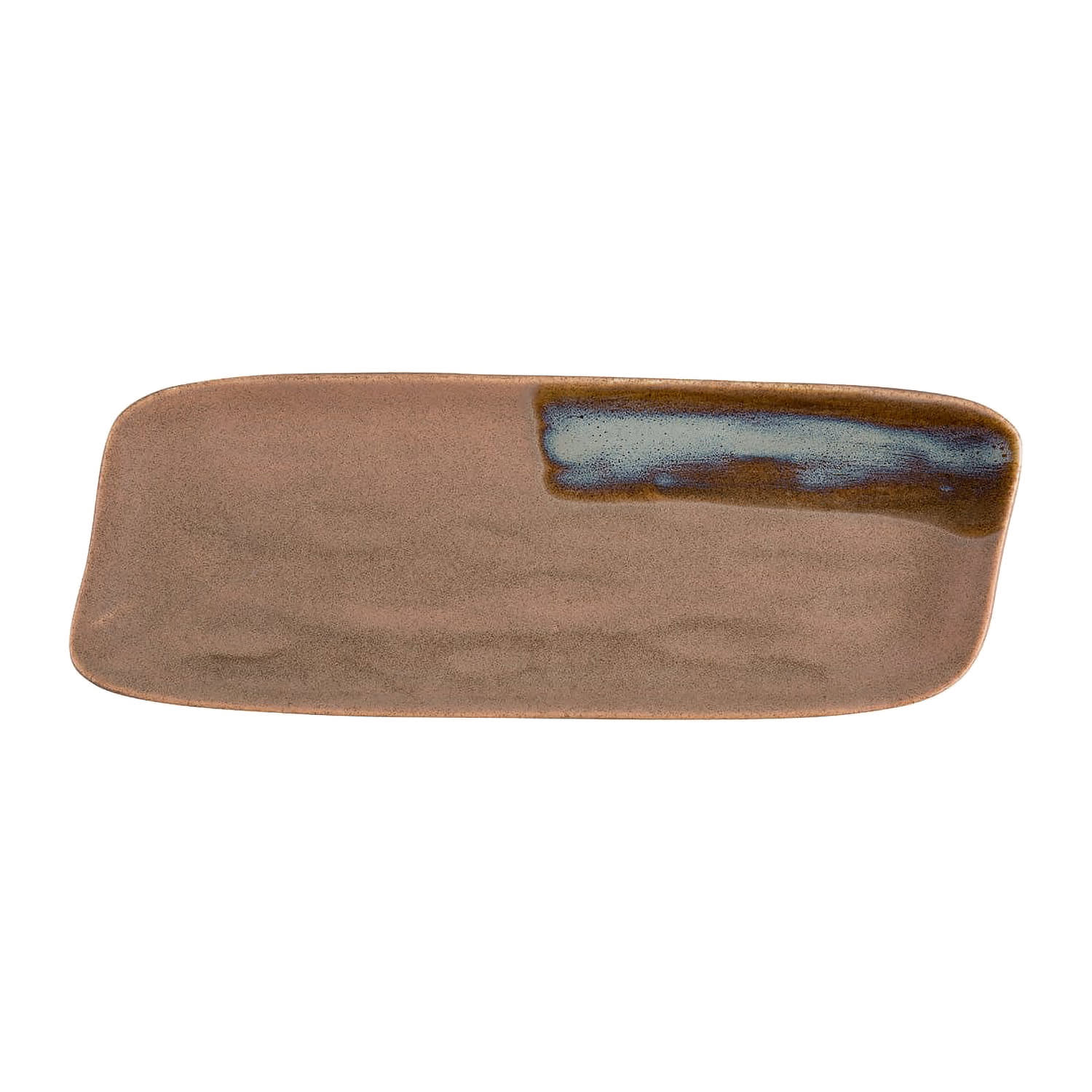 Mikasa Hospitality 5325266 15 3/4 x 5 7/8 Roots Oval Platter - Stoneware, Coastal, Beige