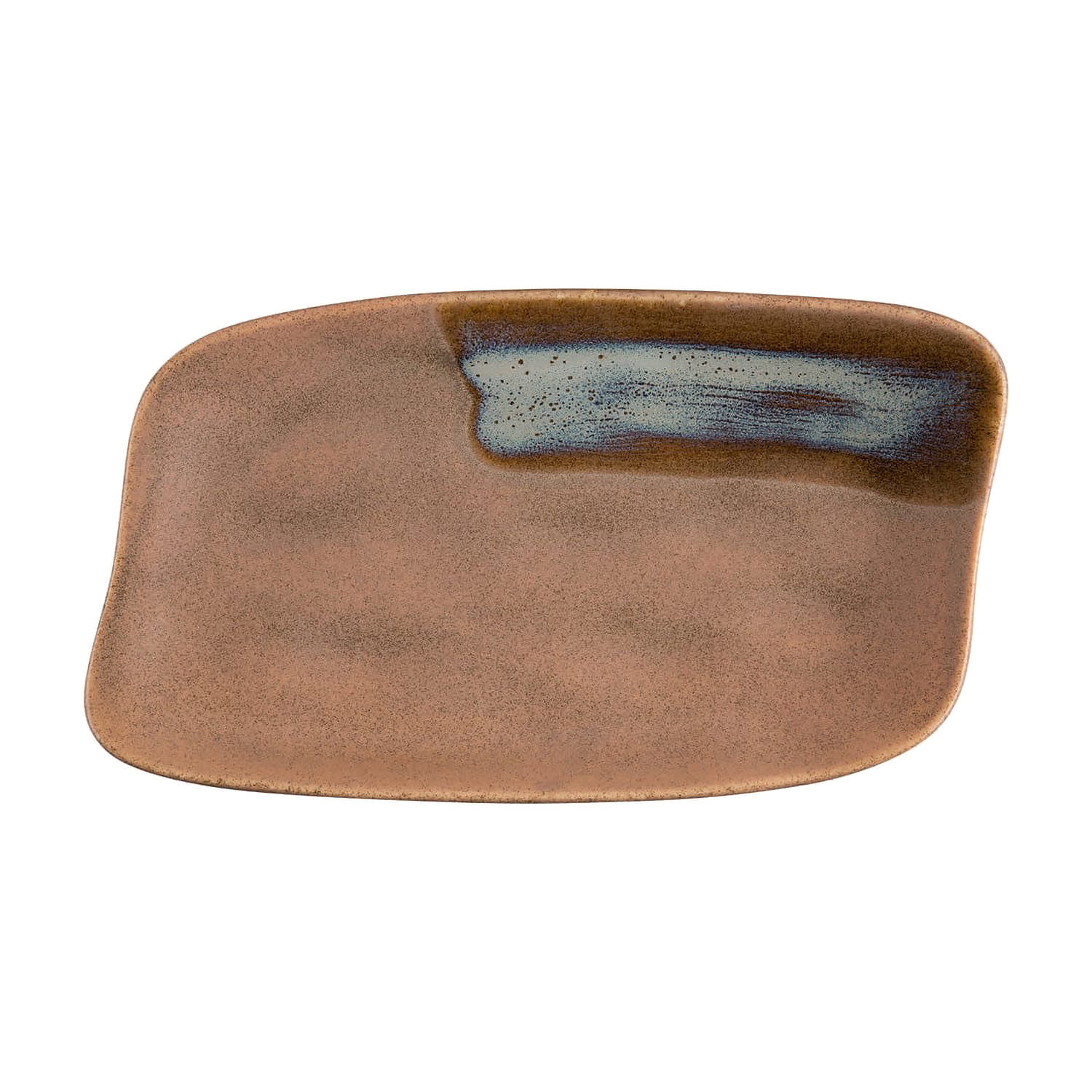 Mikasa Hospitality 5325270 10 1/4 x 5 7/8 Roots Oval Platter - Stoneware, Coastal, Beige, Case of 6