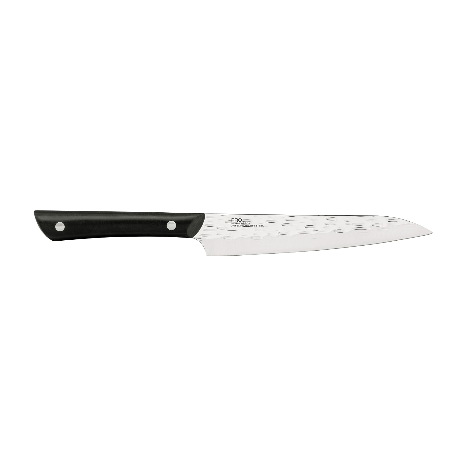 Kai 6 Utility Knife w/ Black POM Handle, Stainless Steel Blade, 6"" Blade, High Carbon Steel