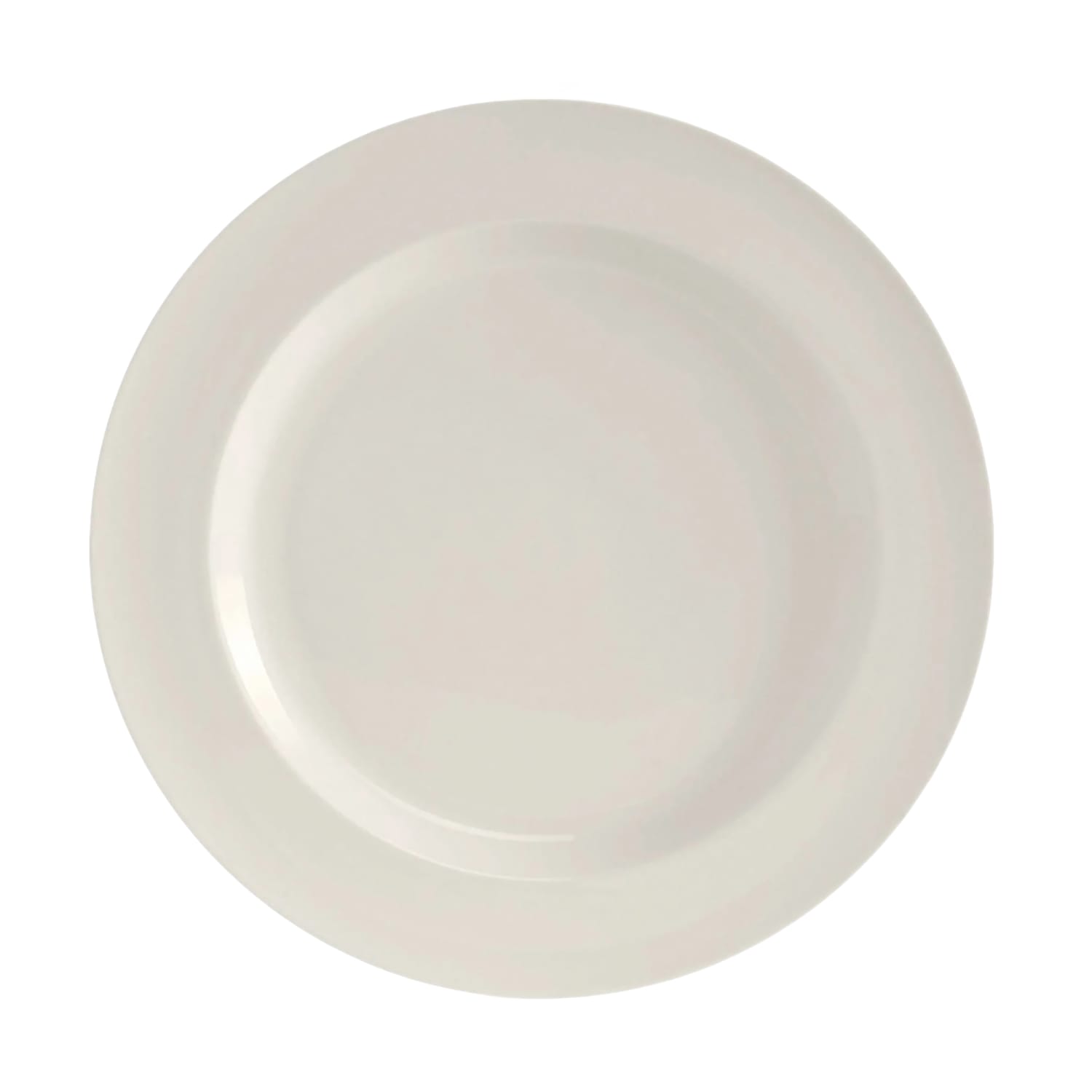 Tuxton AMU-005 9 Round AlumaTux Modena Plate - China, Pearl White, 2 Dozen