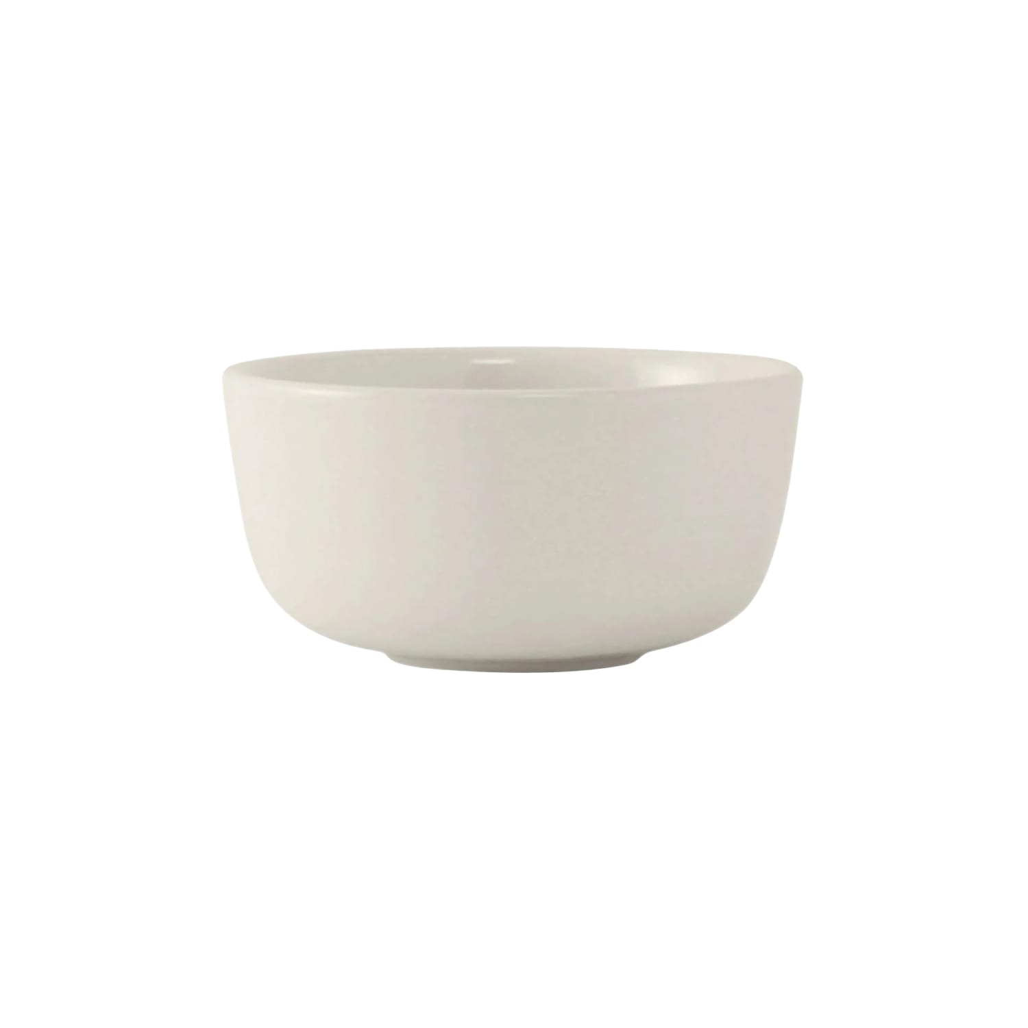 Tuxton AMU-041 9 1/2 oz Round AlumaTux Soup Bowl - China, Pearl White, 3 Dozen