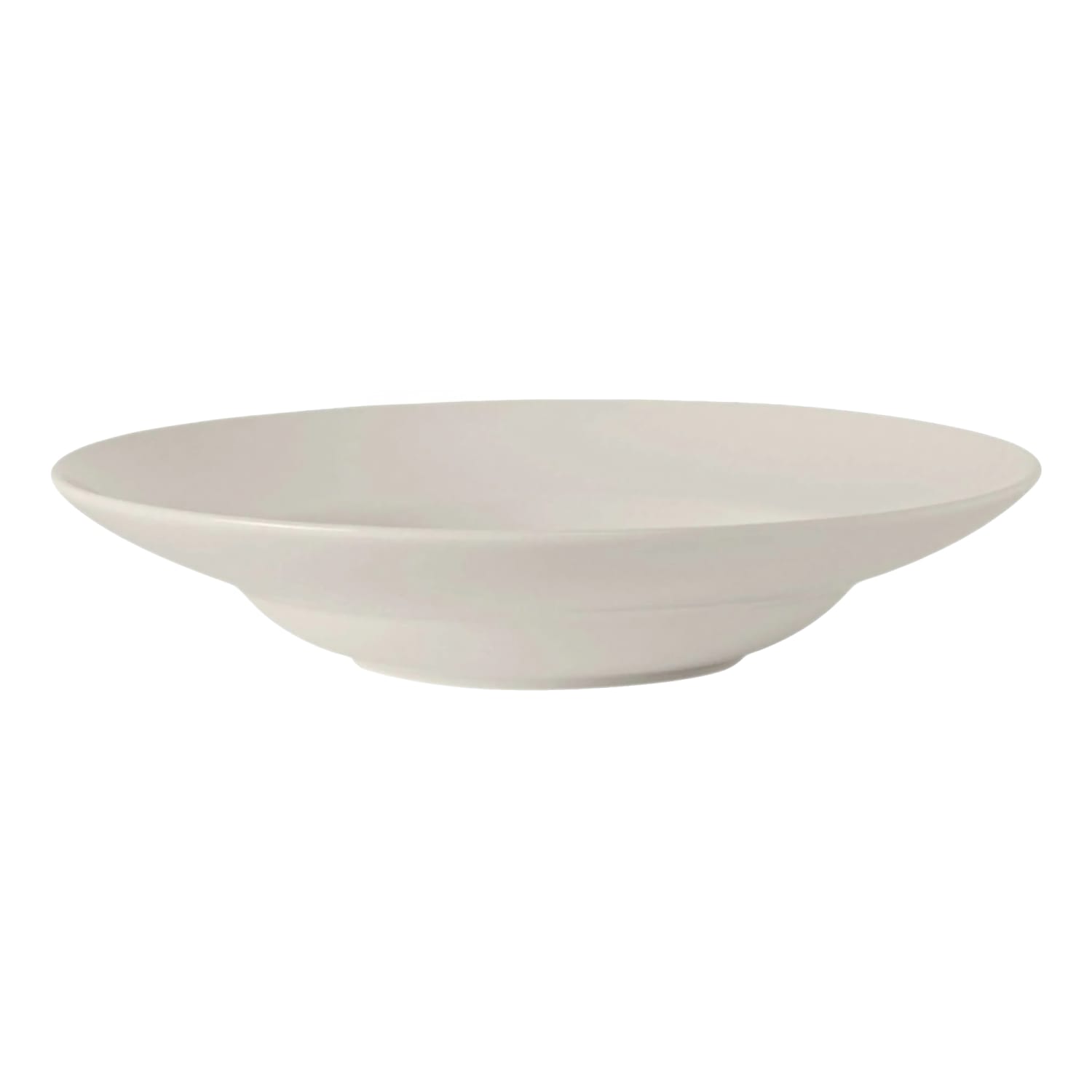 Tuxton AMU-063 10 1/2 oz Round AlumaTux Modena Pasta/Salad Bowl - China, Pearl White, 1 Dozen