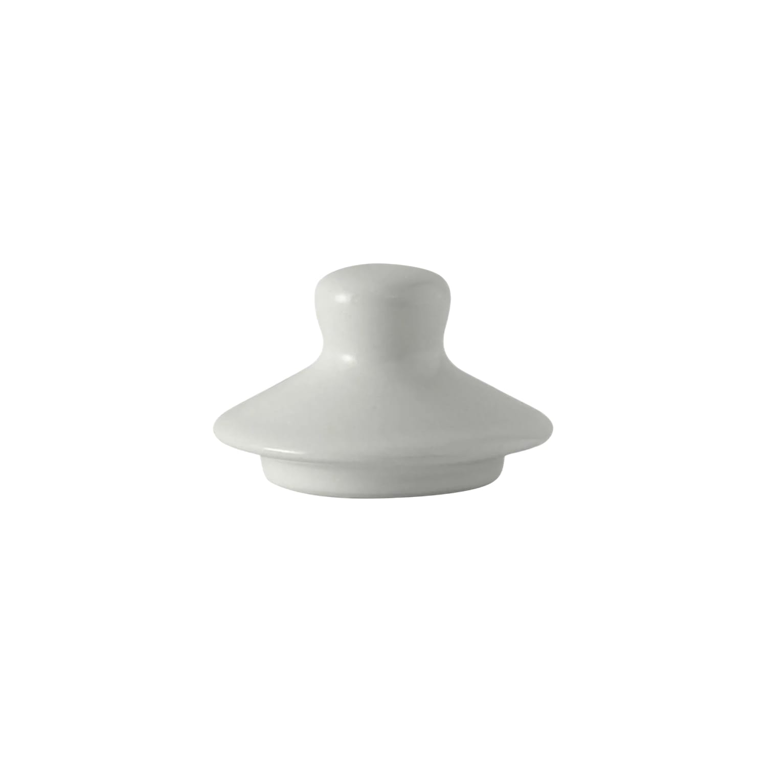 Tuxton BWT-180L Teapot Lid for BWT-180 - China, White, 1 Dozen