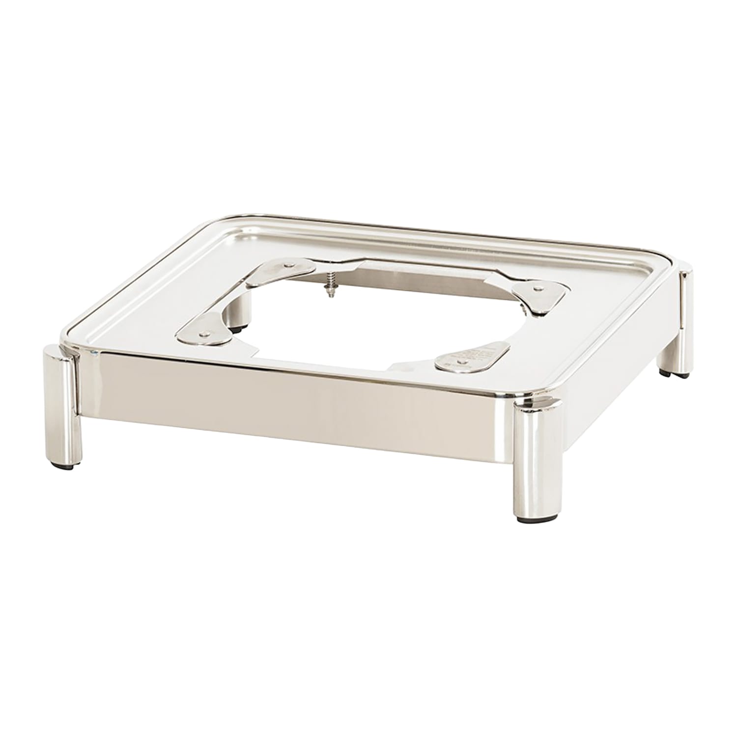 Cal-Mil 23719-49 Rectangular Chafer w/ Induction & Lid - 16 x 16 x 10, Metal, Chrome, Silver