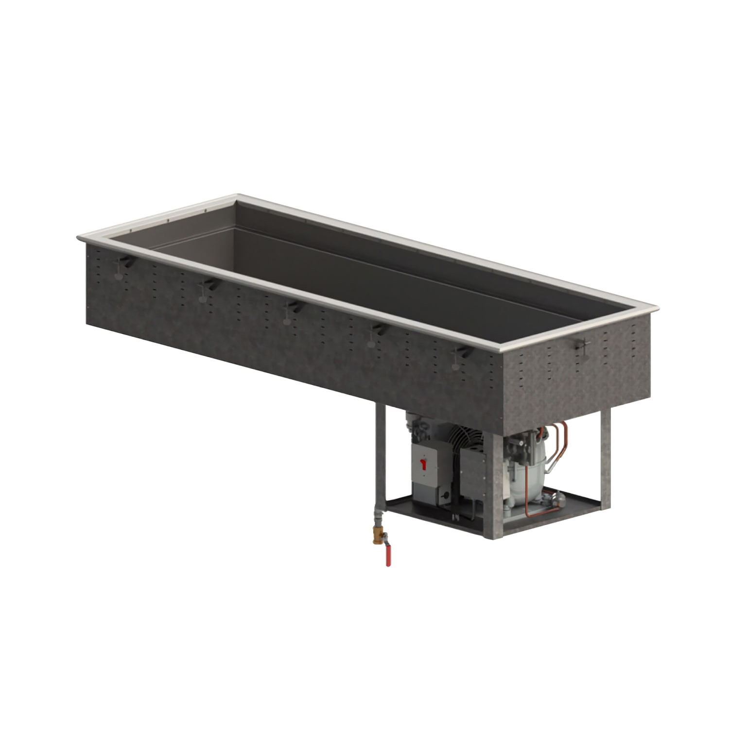 Vollrath FC-4CP-02120-N 26 Drop-In Refrigerator w/ 2 Pan Capacity - Cold Wall Cooled, 120v, Stainless Steel