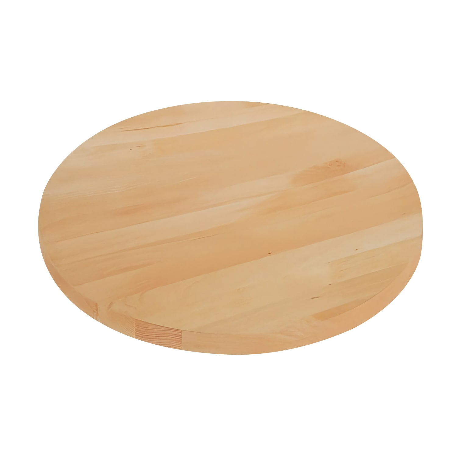 Flash Furniture GSF-003-30R-NAT-GG 30 Round Wood Table Top, Natural, Brown, 1.5 in