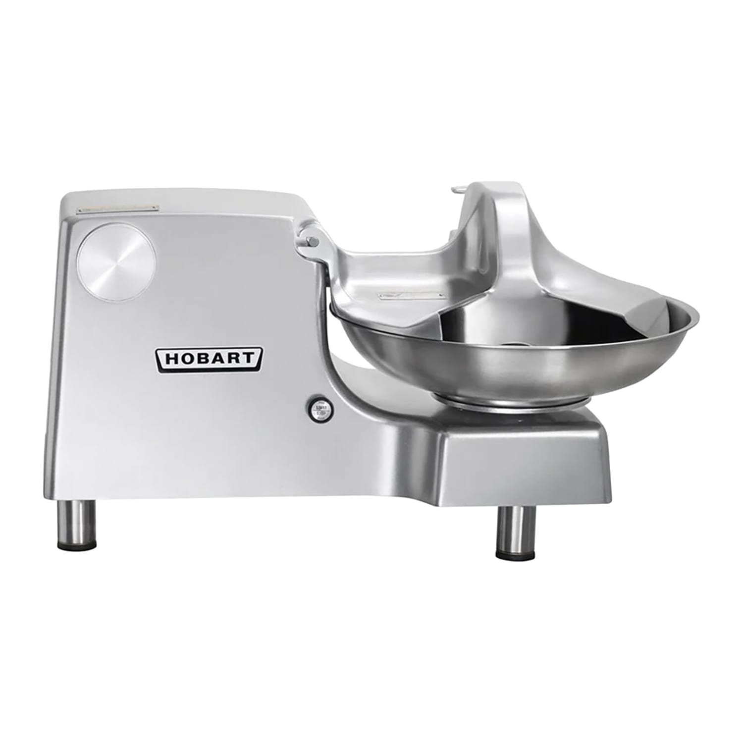 Hobart 84186-5 1-Speed Buffalo Chopper Commercial Food Processor w/ Side Discharge, 460v/3ph, 15 lb Capacity, #12 Hub, Stainless Steel