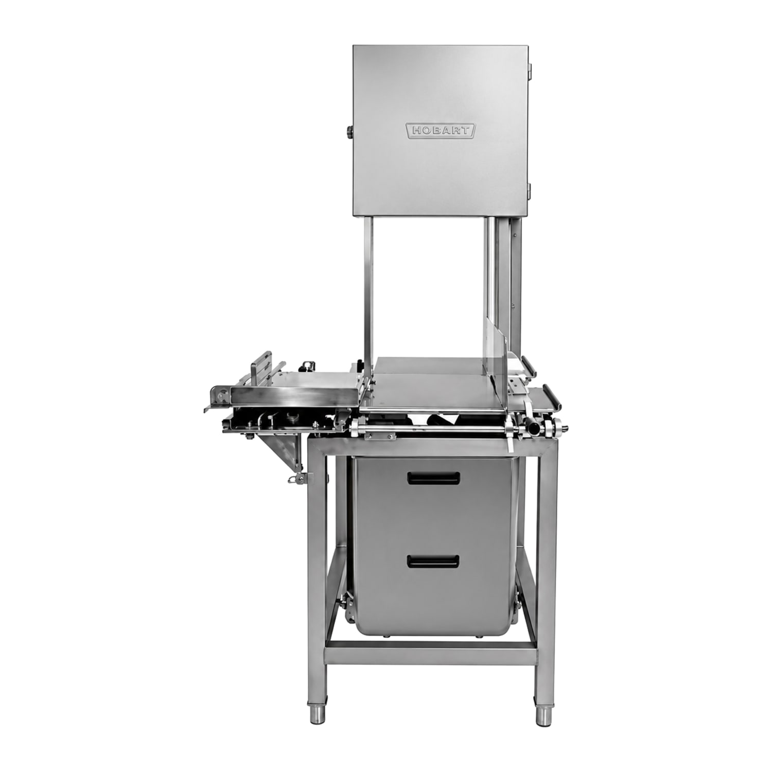 Hobart 6801-20 Floor Model Commercial Meat Saw w/ 142 Blade - 460v/3ph, 142"" Vertical Blade, Stainless Steel