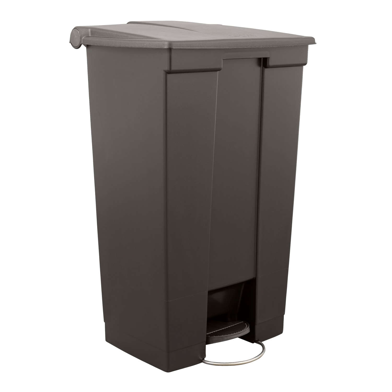Rubbermaid 2089821 23 gal Rectangle Plastic Step Trash Can, 16 1/2L x 19 4/5W, 32 3/5H, Black